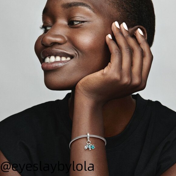 Pandora Fish, Sea Turtle & Conch Triple Dangle Charm - Picture 3 of 6